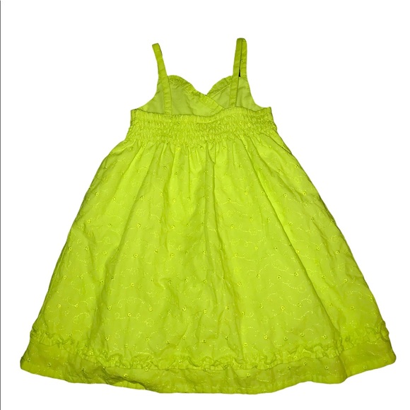 Penelope Mack Girls Bright Green Dress Size 4 - Picture 2 of 7
